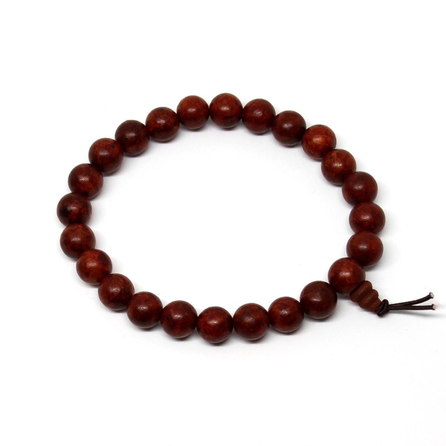 Dragon Blood Wood Beaded Bracelet - Wrist Mala 8mm (6 Pack)