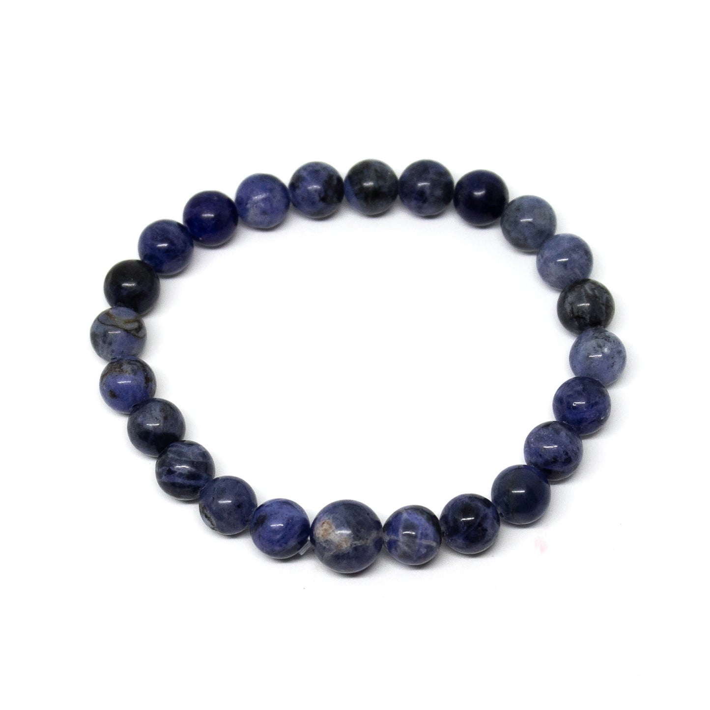 Sodalite Beaded Bracelet - Wrist Mala - 8mm (2 Pack)