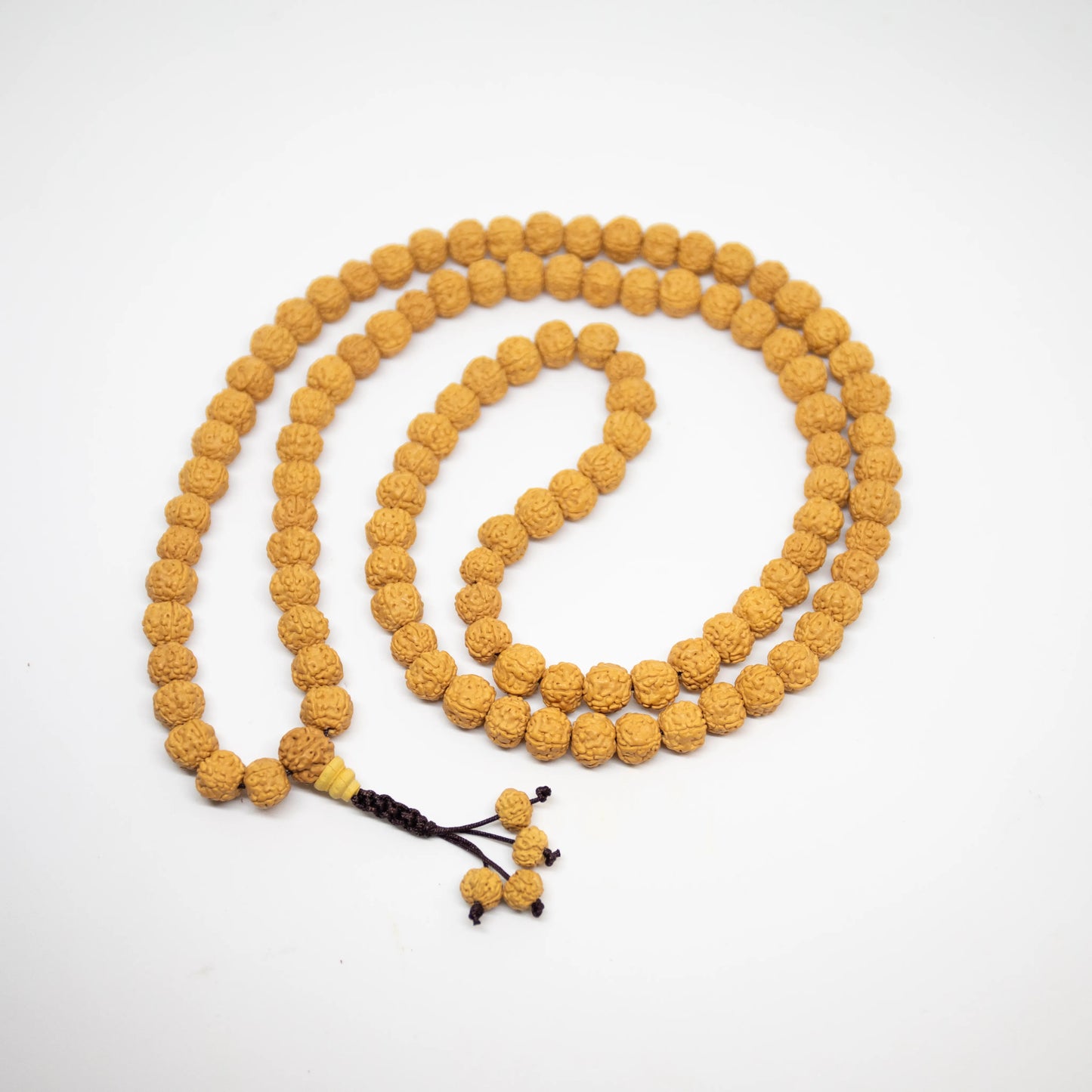 Rudraksha Seed Zen 108 Bead Mala - Prayer Beads - 7-8mm (1 Pack)