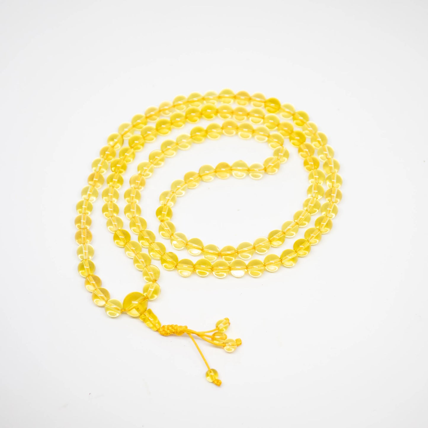 Citrine Zen 108 Bead Mala - Prayer Beads - 8mm (1 Pack)