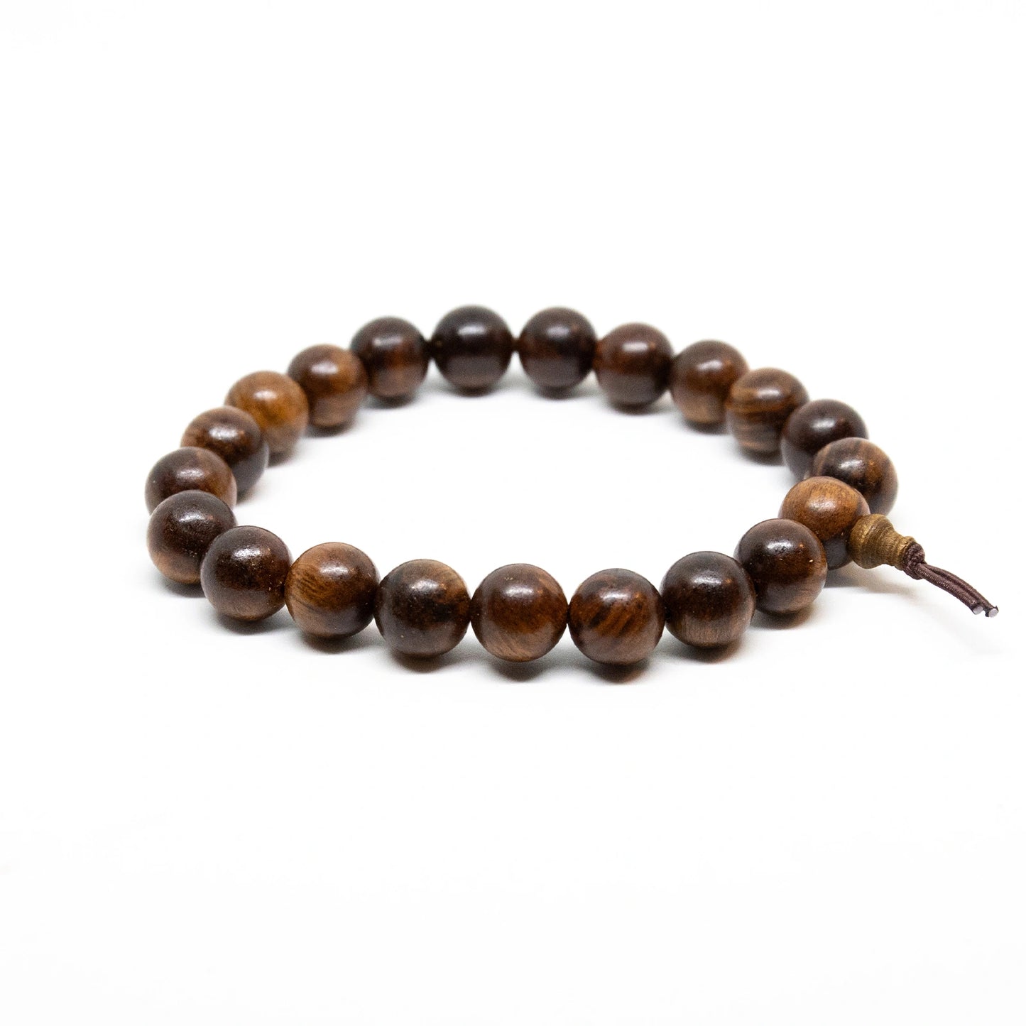 Large Size Black Pear Wood Bracelet - Wrist Mala - 10mm (4 Pack)