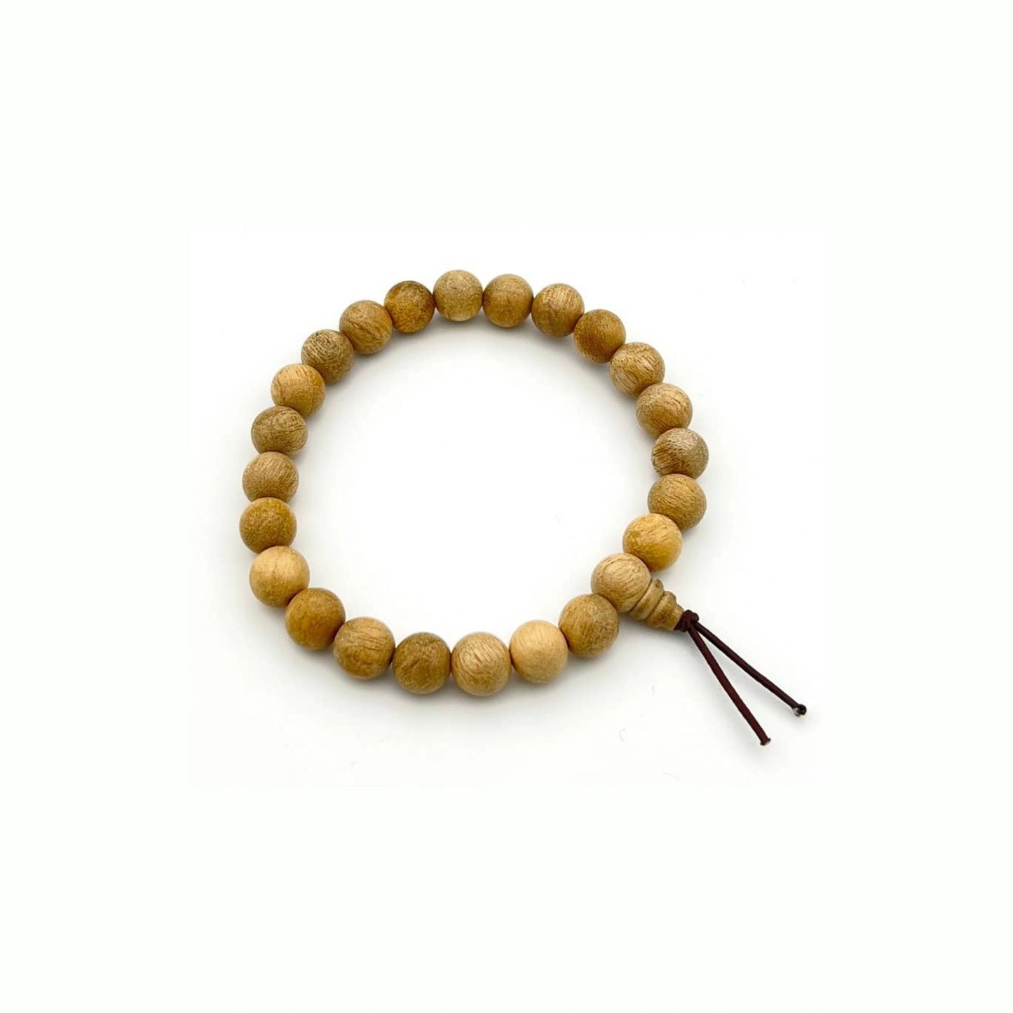 Camphor Wood Beaded Bracelet - Wrist Mala - 8mm (6 Pack)