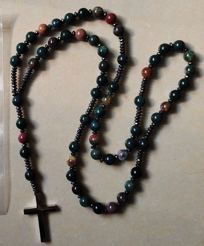 Bloodstone Rosary - Prayer Beads - 8mm (1 Pack)