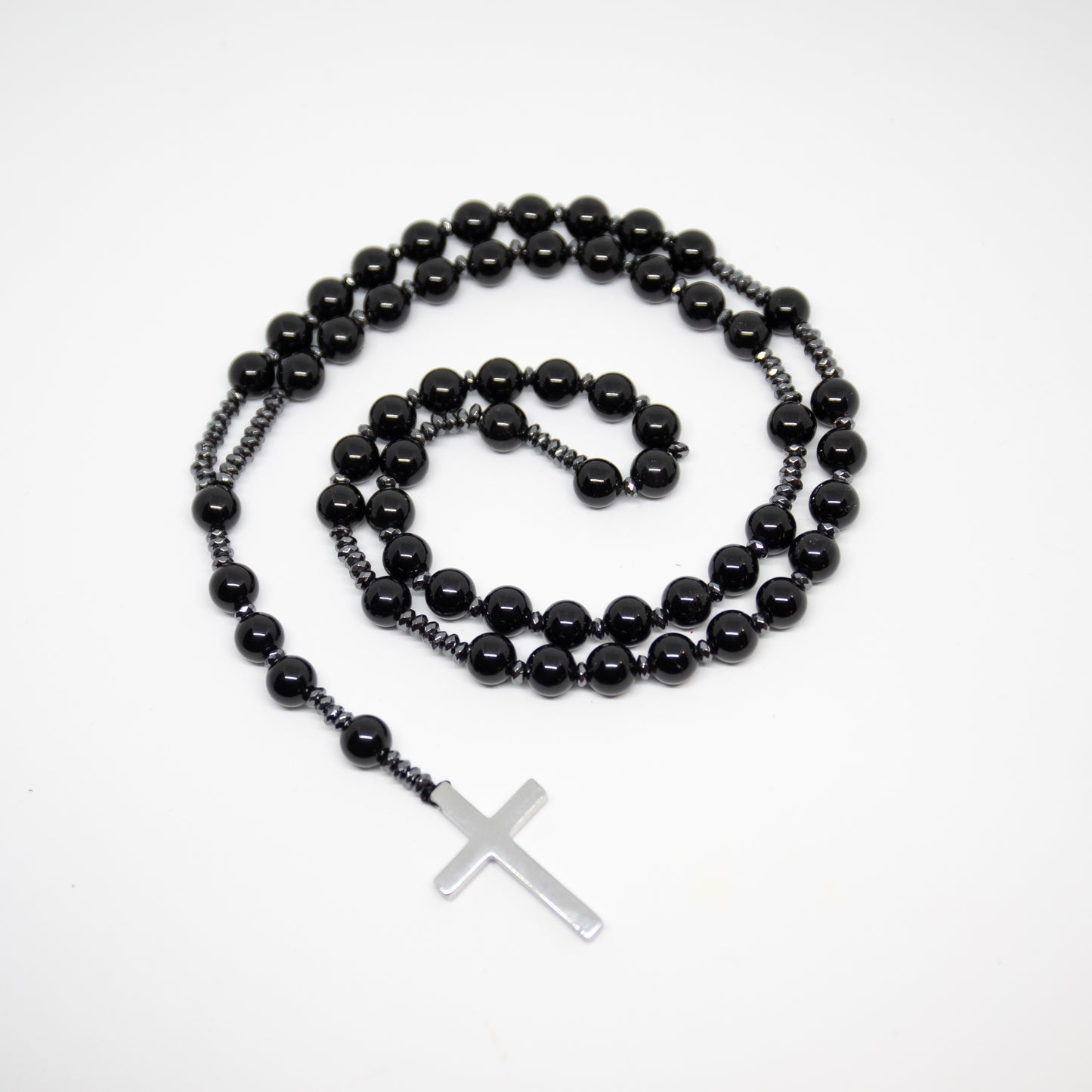 Black Obsidian Rosary - Prayer Beads - 8mm (1 Pack)