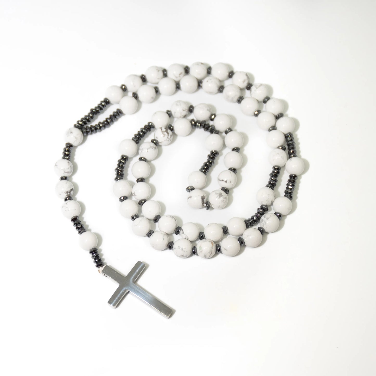 Howlite Rosary - Prayer Beads - 8mm (1 Pack)