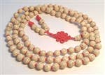White Lotus Seed Knotted 108 Bead Mala - 7-8mm (1 Pack)