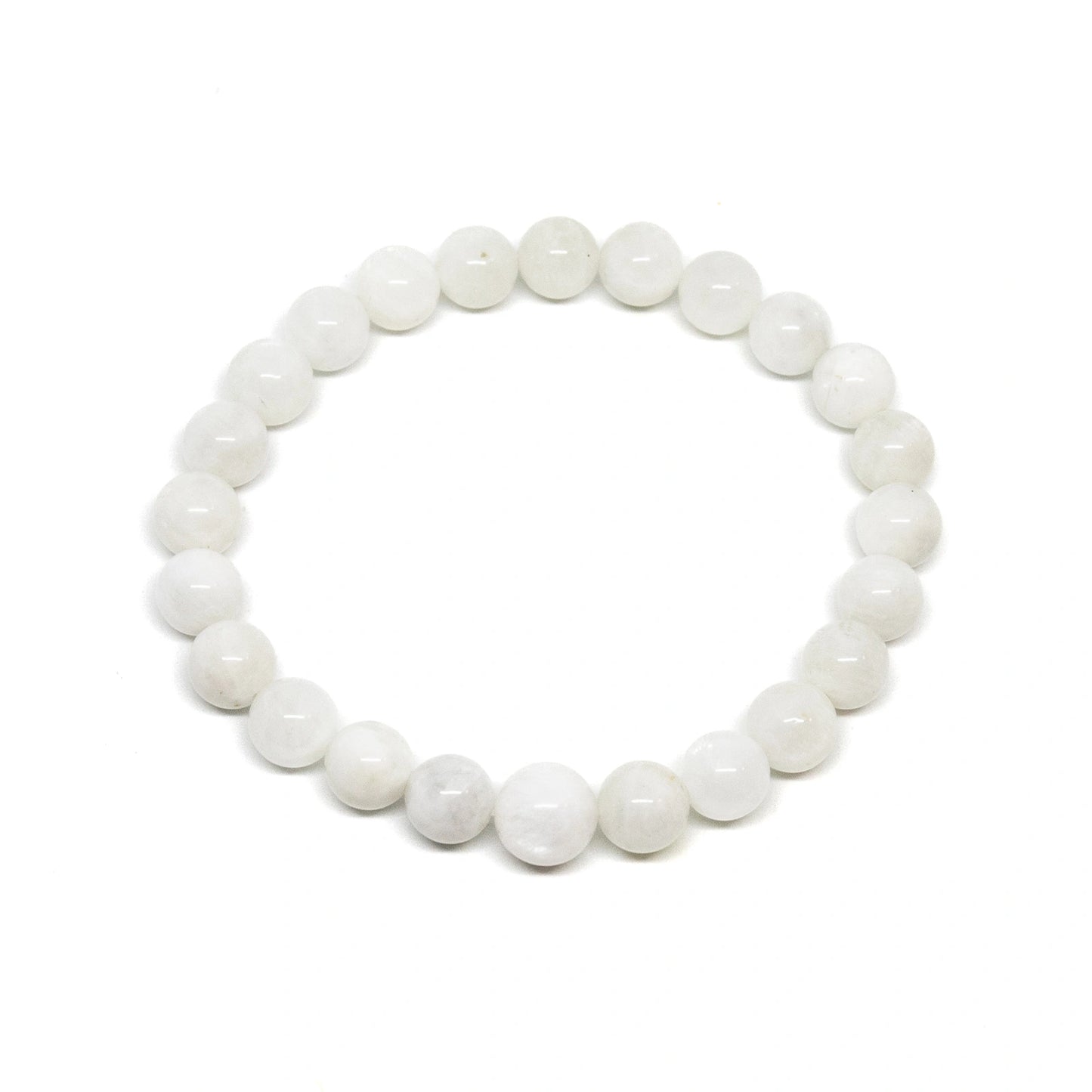 Moonstone Beaded Bracelet - Wrist - 8mm (1 Pack)