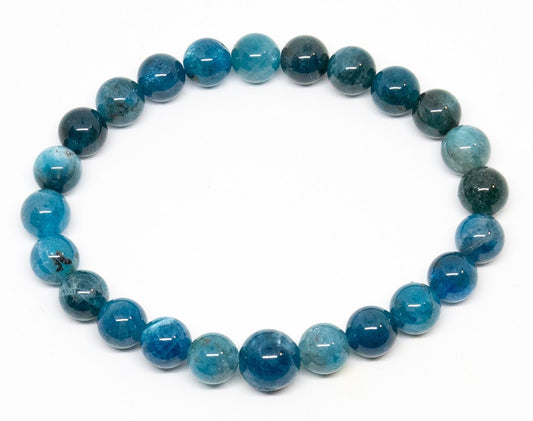 Apatite Beaded Bracelet - Wrist Mala - 6mm (2 Pack) - Average Wrists