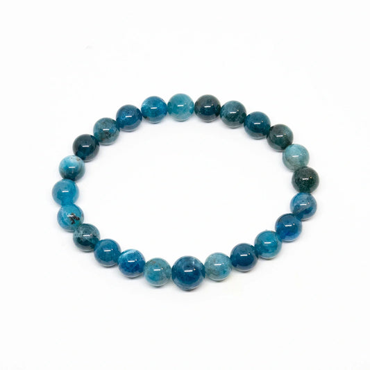 Apatite Beaded Bracelet - Wrist Mala - 8mm (1 Pack)