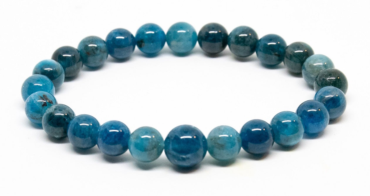 Apatite Beaded Bracelet - Wrist Mala - 6mm (2 Pack) - Average Wrists