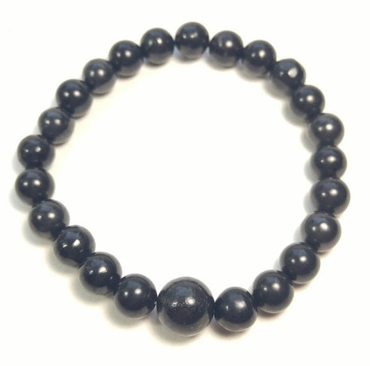 Shungite Beaded Bracelet - Wrist Mala - 6mm (1 Pack) - Kids' Wrists