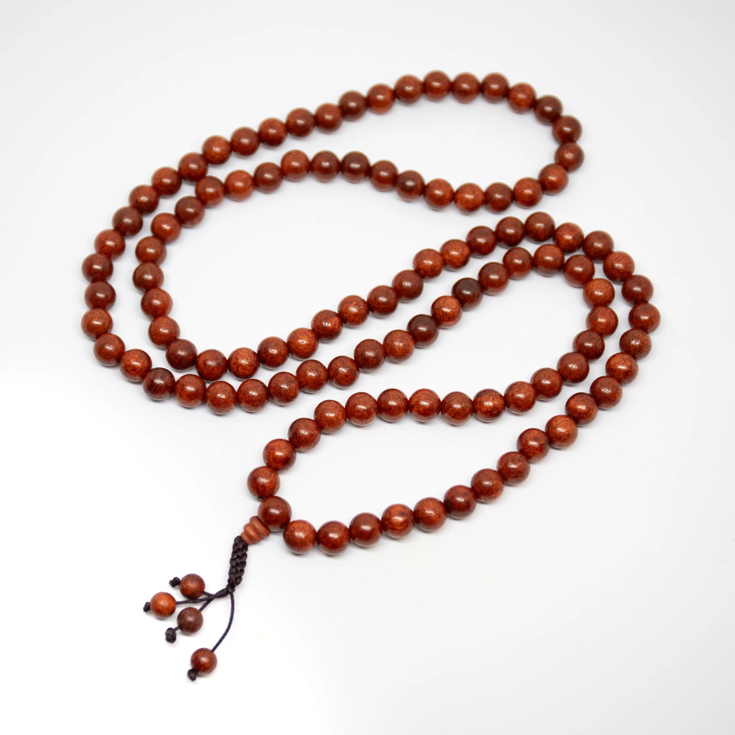 Dragon Blood Wood Zen 108 Bead Mala Prayer Beads - 8mm (1 Pack)