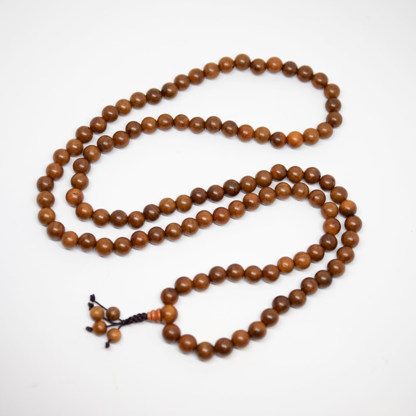 Sustainable Yew Wood Zen 108 Bead Mala - Prayer Beads 8mm (2 Pack)