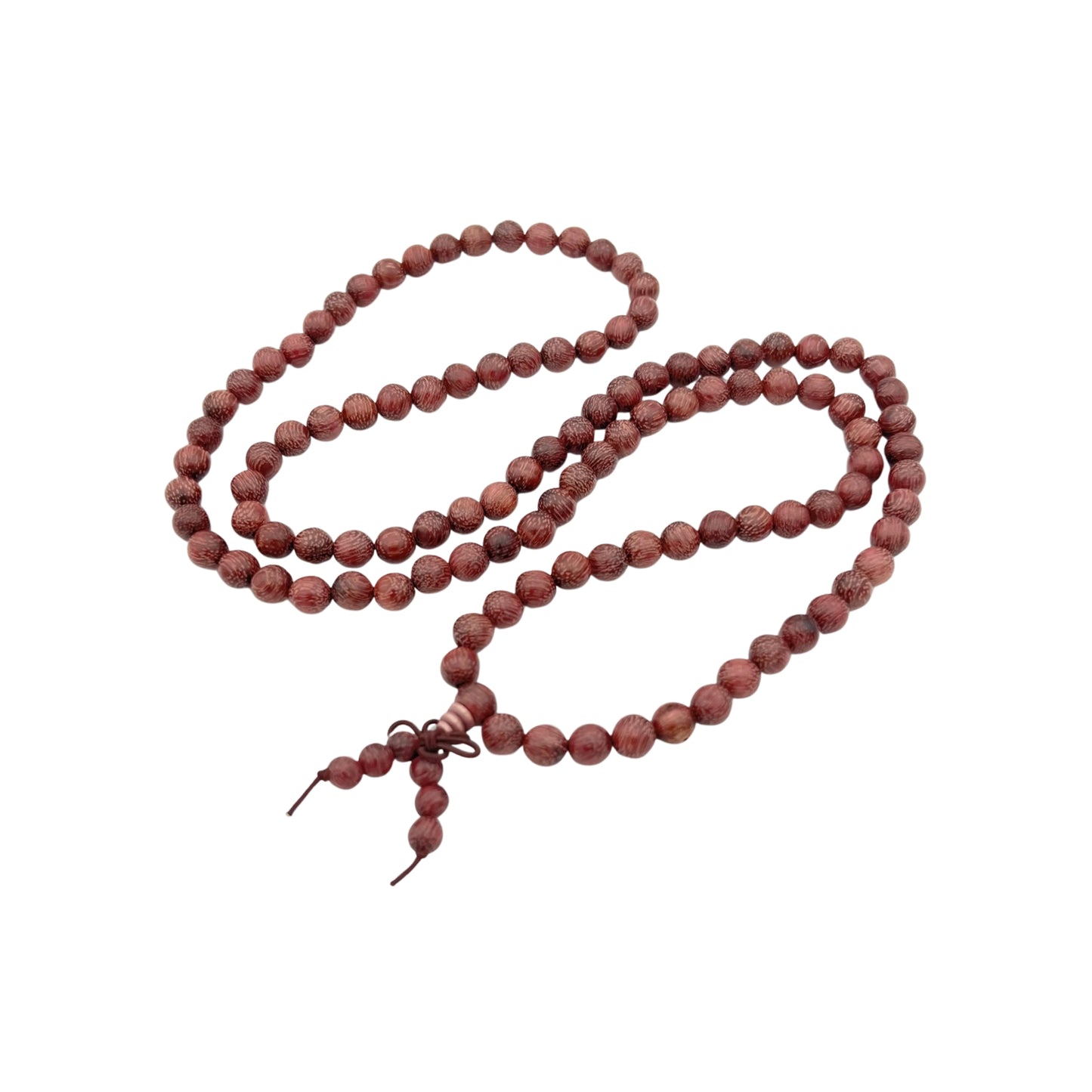 Stretchy Purpleheart Wood 108 Bead Mala - Prayer Beads - 8mm (1 Pack)