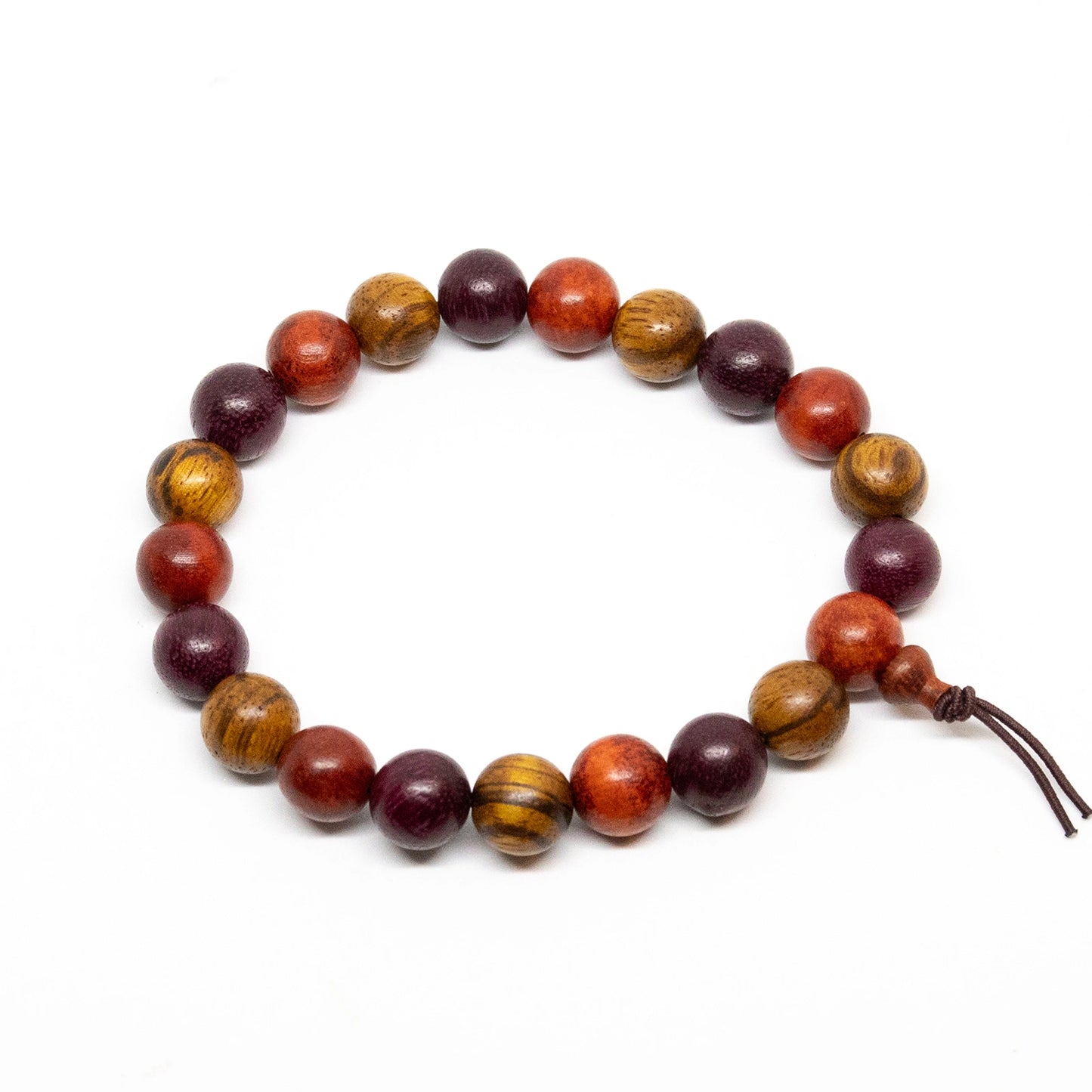 Long Size Dragon Blood, Purpleheart, Aloeswood Bracelet (2 Pack)