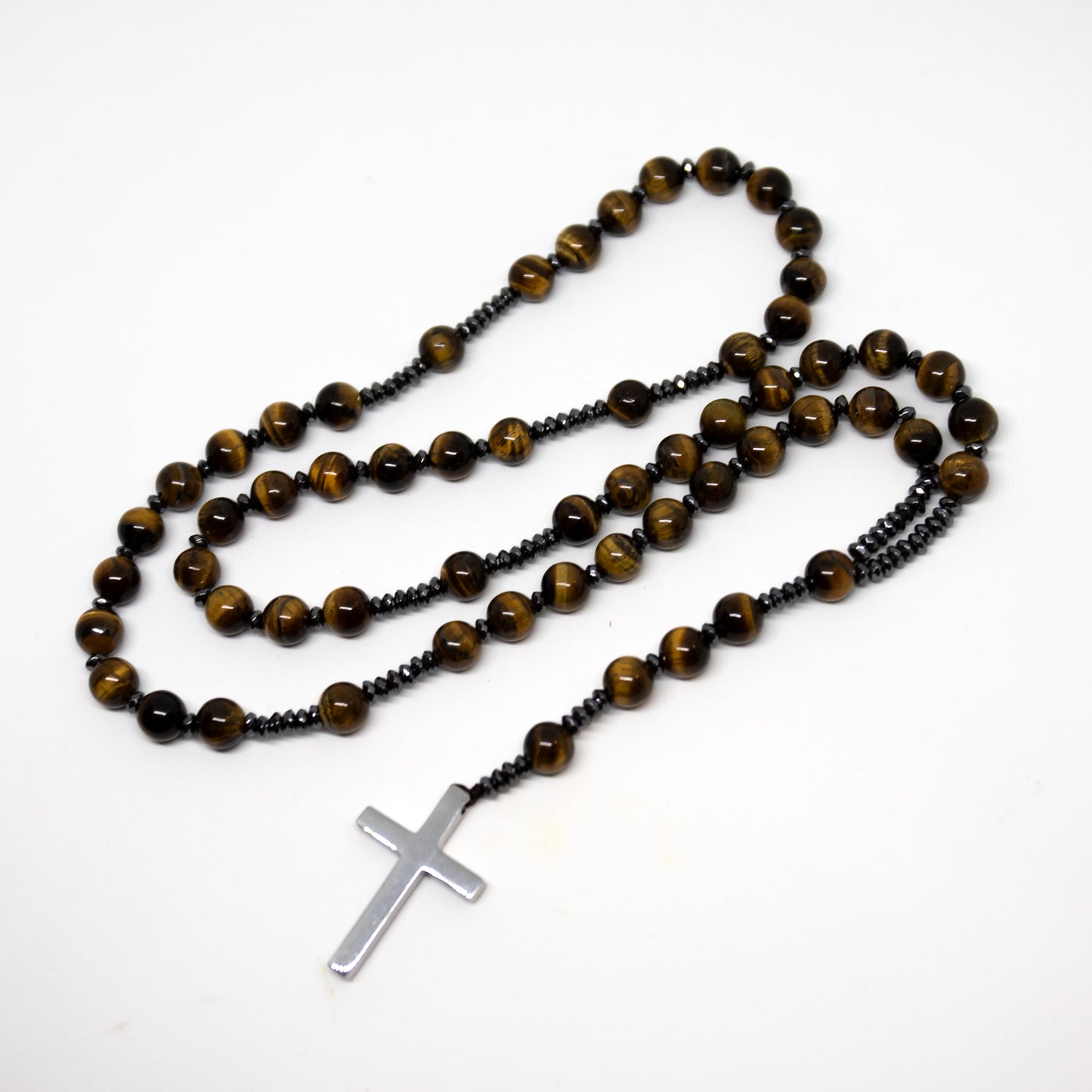 Tiger's Eye Rosary - Prayer Beads - 8mm (1 Pack)