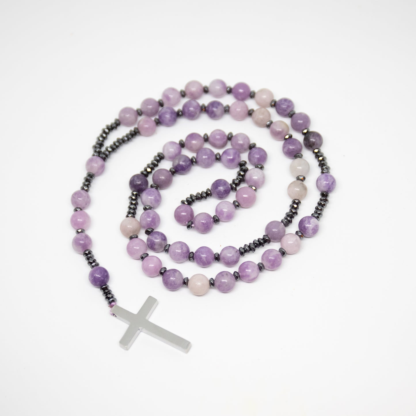 Lepidolite Rosary - Prayer Beads - 8mm (1 Pack)