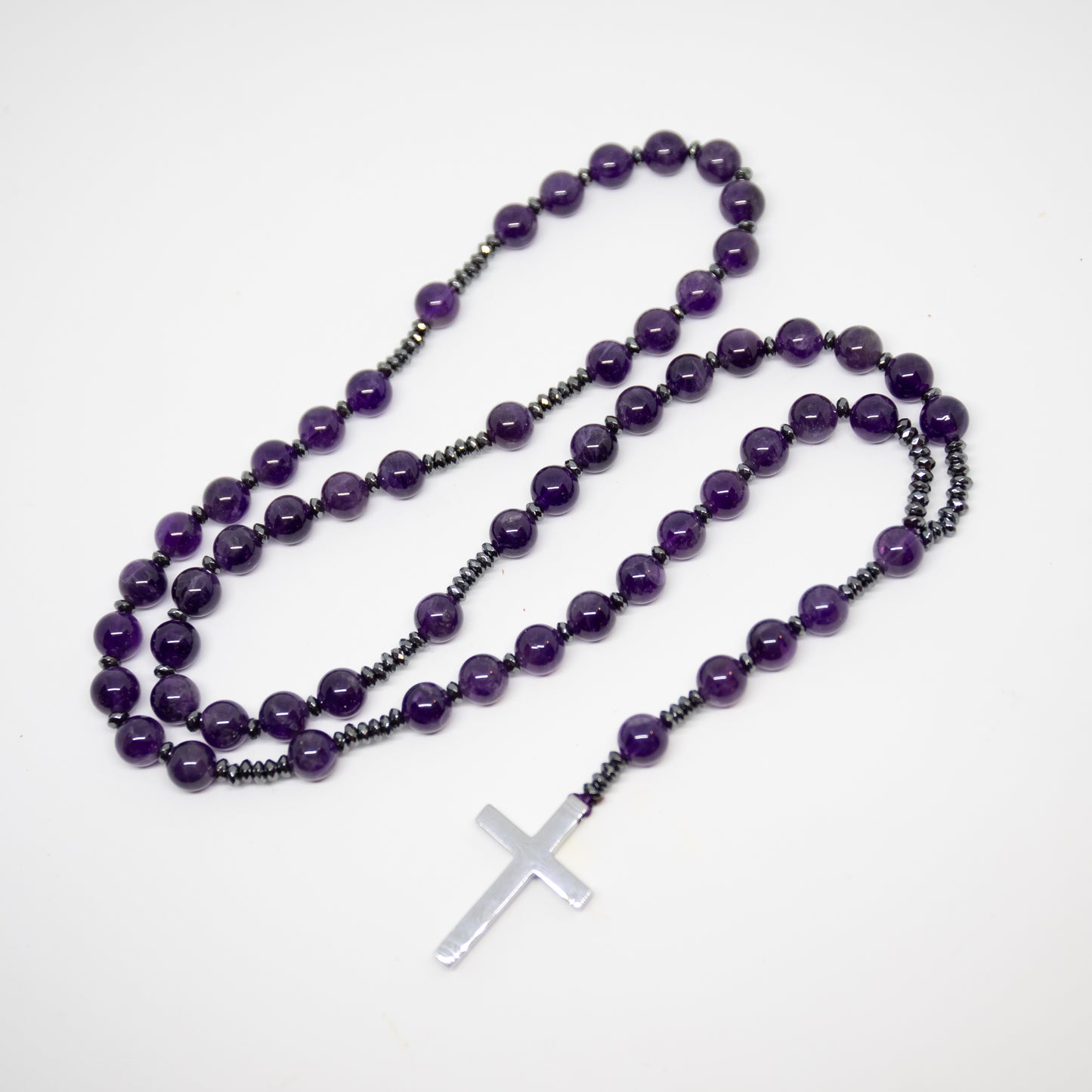 A Grade Amethyst Rosary - Prayer Beads - 8mm (1 Pack)
