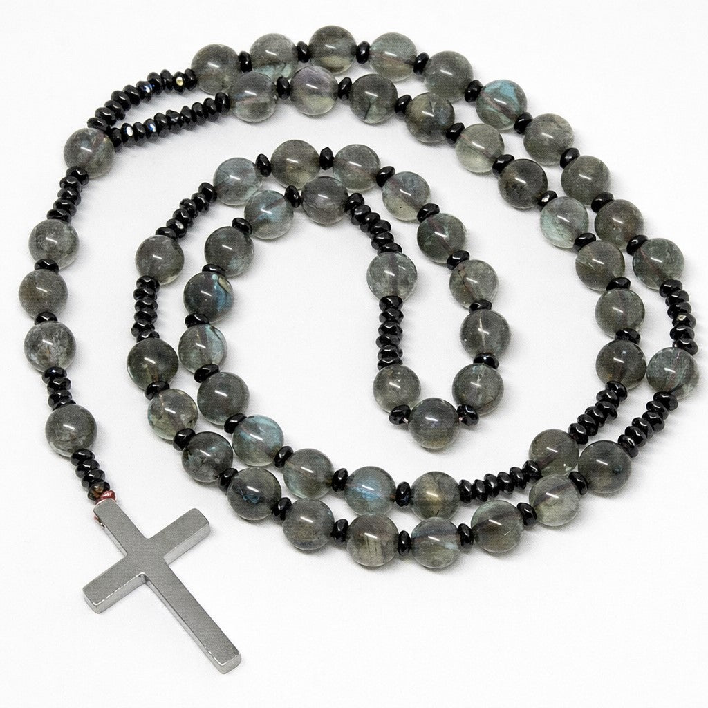 Labradorite Rosary - Prayer Beads 8mm (1 Pack)