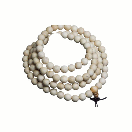 Cypress Wood Zen 108 Bead Mala Prayer Beads - 8mm (1 Pack)