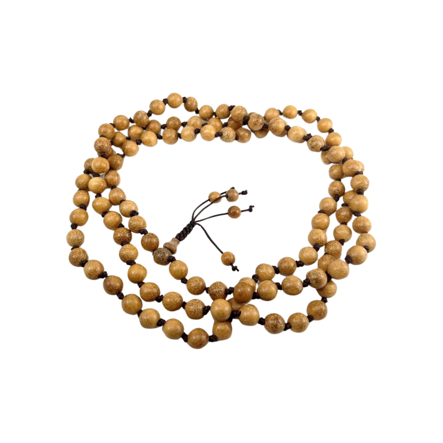 Boxwood Knotted 108 Bead Mala - Prayer Beads - 8mm (1 Pack)