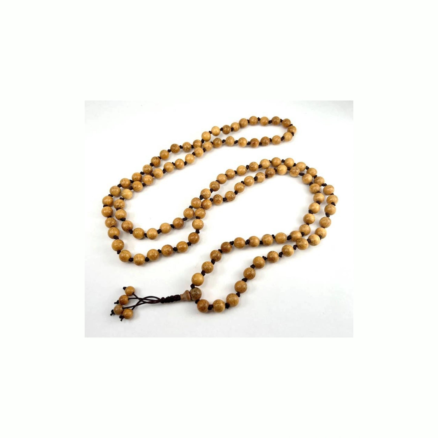 Boxwood Knotted 108 Bead Mala - Prayer Beads - 8mm (1 Pack)