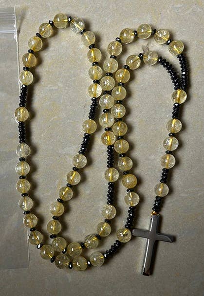 Citrine Rosary - Prayer Beads - 8mm (1 Pack)