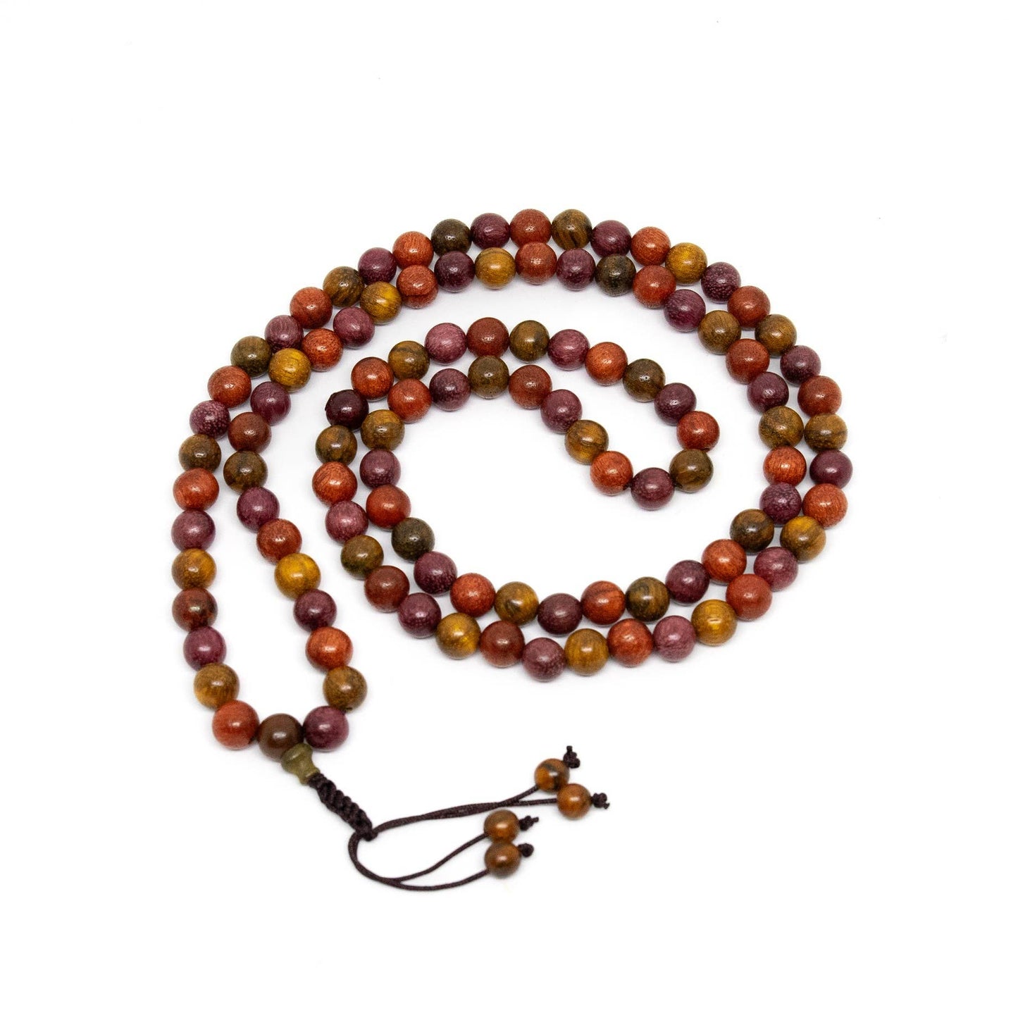 Dragon Blood, Purpleheart & Aloeswood Zen 108 Bead Mala (1 Pack)